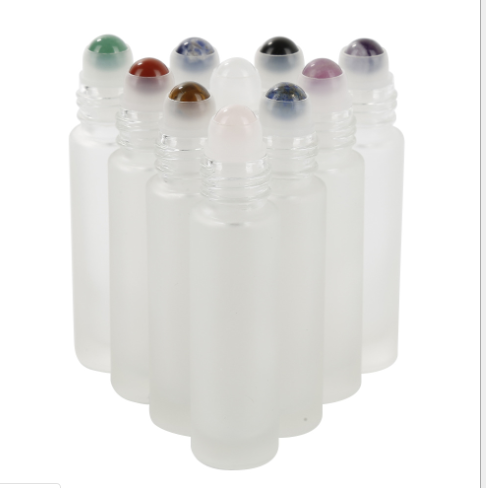 Agate beads Clear Roll On Sealing Type 10ml 15ml 20ml Personal Care Industrial Use sassafras roll on glass bottle