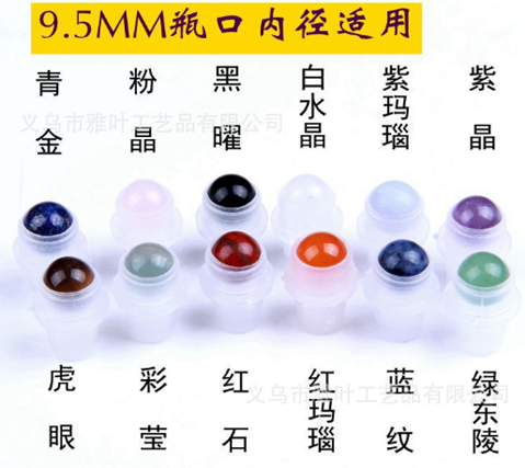 Agate beads Clear Roll On Sealing Type 10ml 15ml 20ml Personal Care Industrial Use sassafras roll on glass bottle