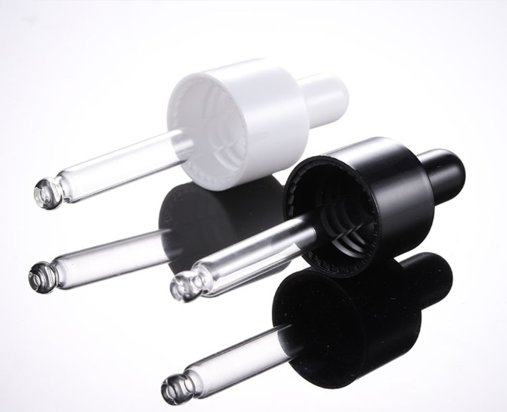 AiXin Cosmetic Glass Bottles 1OZ 30ml Essential Oil Amber Brown Clear Frosted Glass Dropper Bottle Flat Shoulder Dropper Bottle