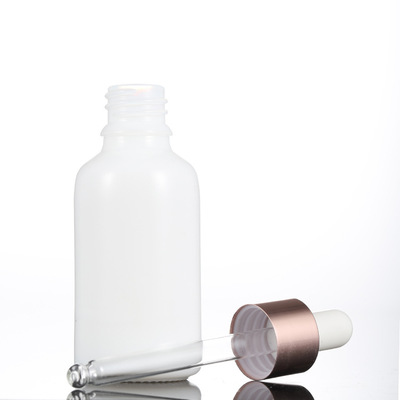 AiXin Cosmetics Customized 100ml 4OZ Porcelain White Glass Dropper Bottle 15ml Empty Essential Oil Glass Bottle With Dropper
