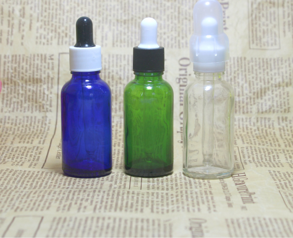 AiXin OEM Wholesale Cosmetic Packaging 1OZ 30ml Facial Serum Dropper Bottles Essential Oil Glass Dropper Bottle