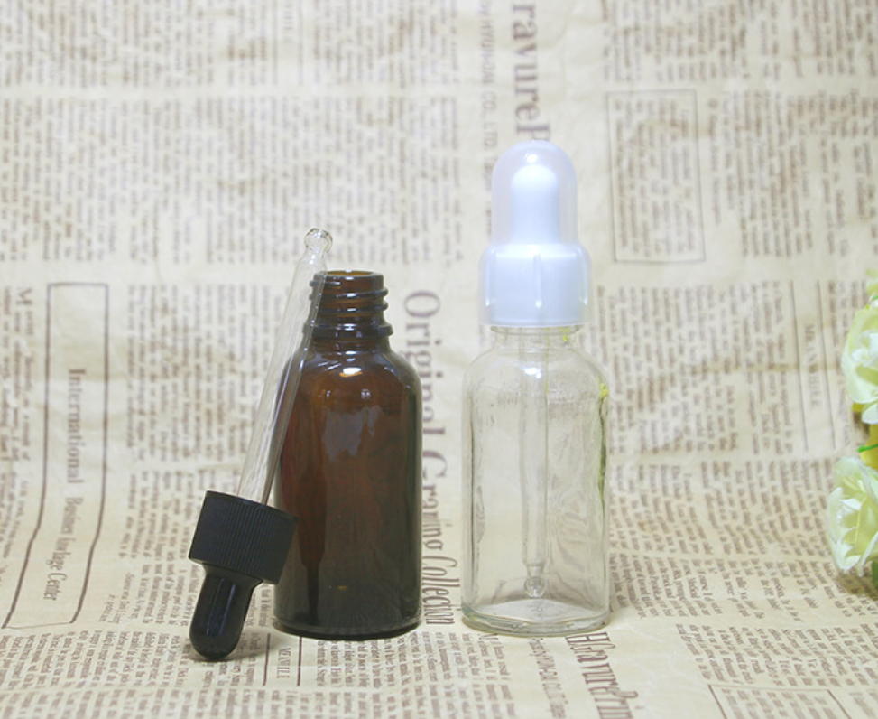 AiXin OEM Wholesale Cosmetic Packaging 1OZ 30ml Facial Serum Dropper Bottles Essential Oil Glass Dropper Bottle