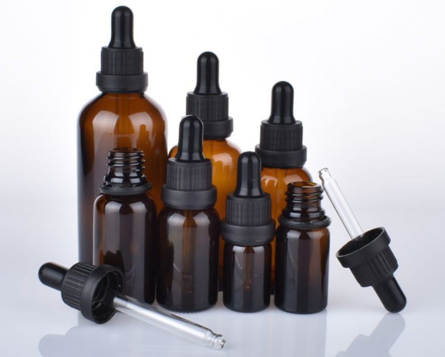 AiXin Wholesale OEM Serum Dropper Bottle Packaging 2oz Dropper Bottles Essential Oil 1oz 30ml Glass Dropper Bottle
