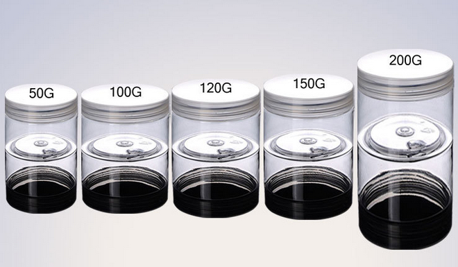 AiXin Wholesale Private Label 50g 100g 120g 150g 200g Clear Facial Cosmetic PET Cream Jars Face Plastic Cream Jar