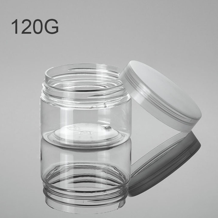 AiXin Wholesale Private Label 50g 100g 120g 150g 200g Clear Facial Cosmetic PET Cream Jars Face Plastic Cream Jar