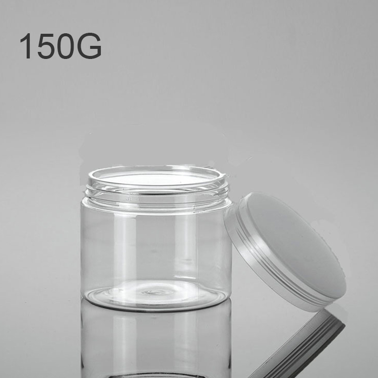 AiXin Wholesale Private Label 50g 100g 120g 150g 200g Clear Facial Cosmetic PET Cream Jars Face Plastic Cream Jar