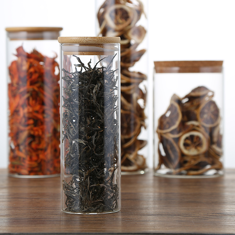 Air Tight Glass Jar Luxury Glass Candle Jar