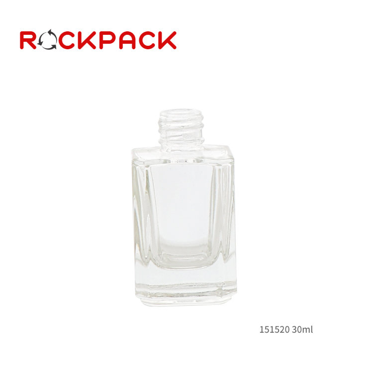 Airbag glass Atomizer Spray Refillable 30ml square perfume bottle