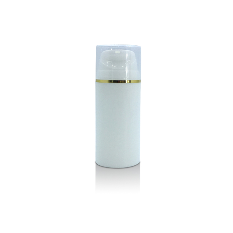 Airless Cosmetic Bottles 50ml 100ml White Airless Pump Bottle for Cream Face Cleaner Cosmetic