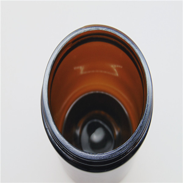 Airless Customized Luxury Amber 240ml Round 8OZ Cosmetic Jars and Bottles with Lid
