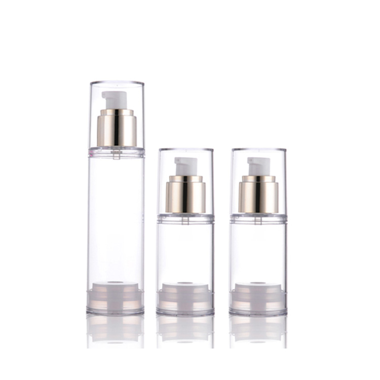 Airless bottle for cosmetic skin care face used lotion bottle/frosted plastic bottle 50ml