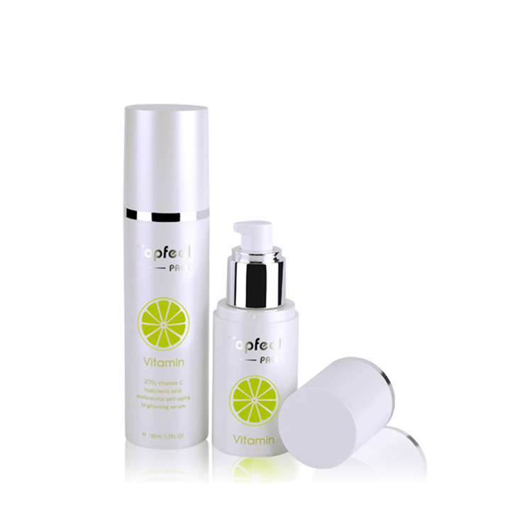 Airless bottle for cosmetic skin care face used lotion bottle/frosted plastic bottle 50ml