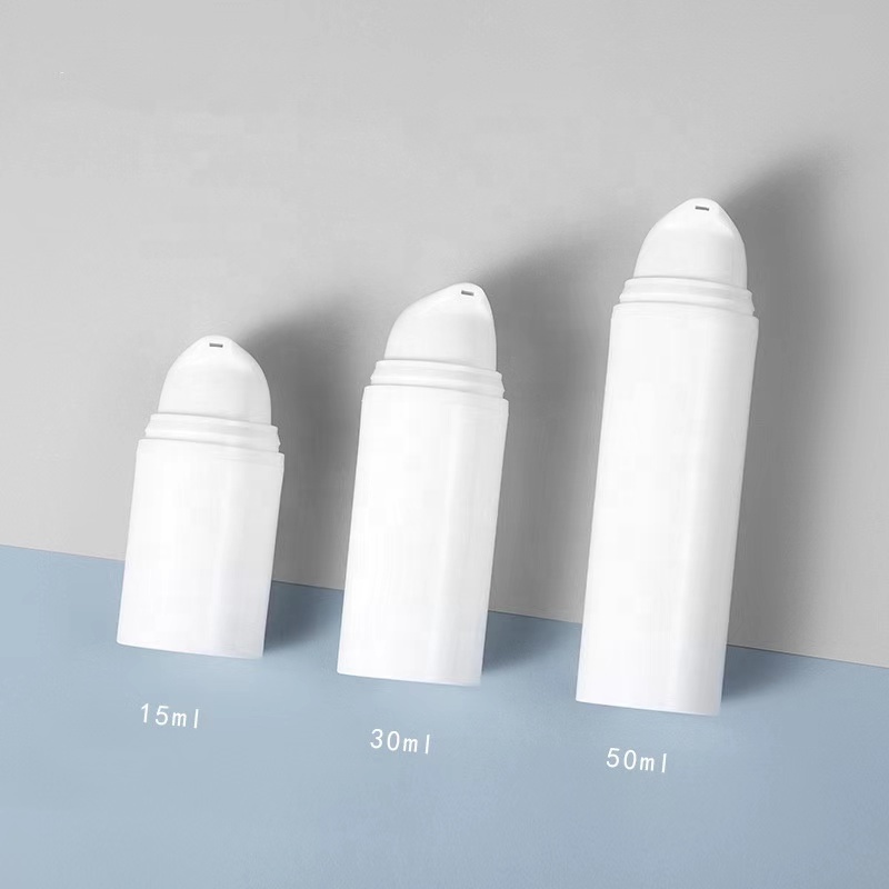 Airless cream bottle cosmetic skincare custom packaging set bottles for sale