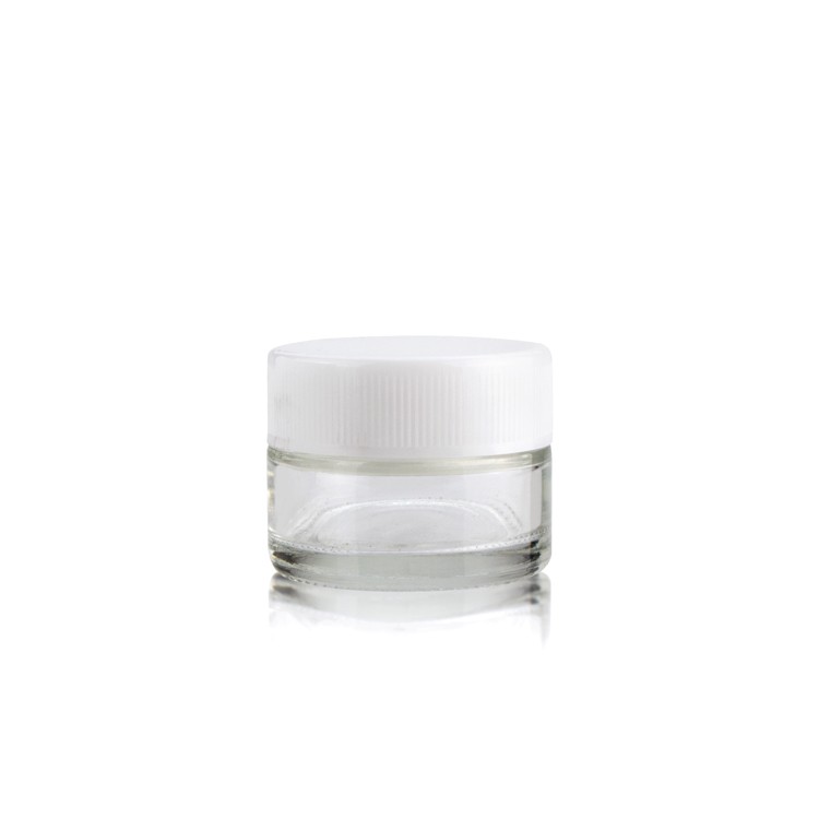 Airless weed 45g 70g 90g 110g empty smell child proof hemp glass container jar