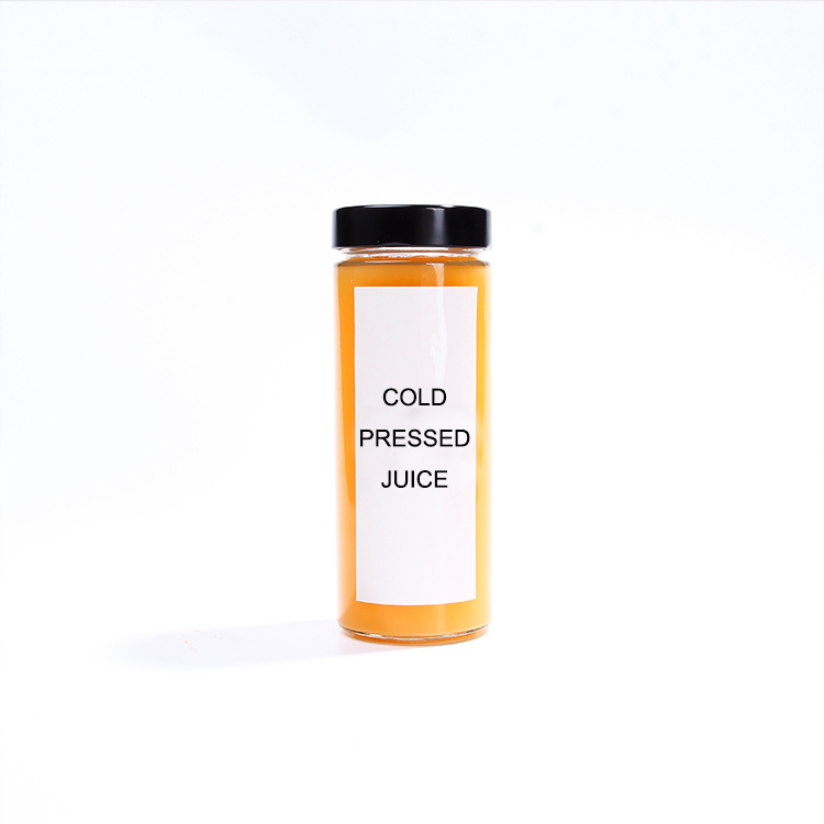 Airtight Canning Jar 10 Ounce Tall Glass Jars 280ml With Metal Lid For Cold Pressed Juice