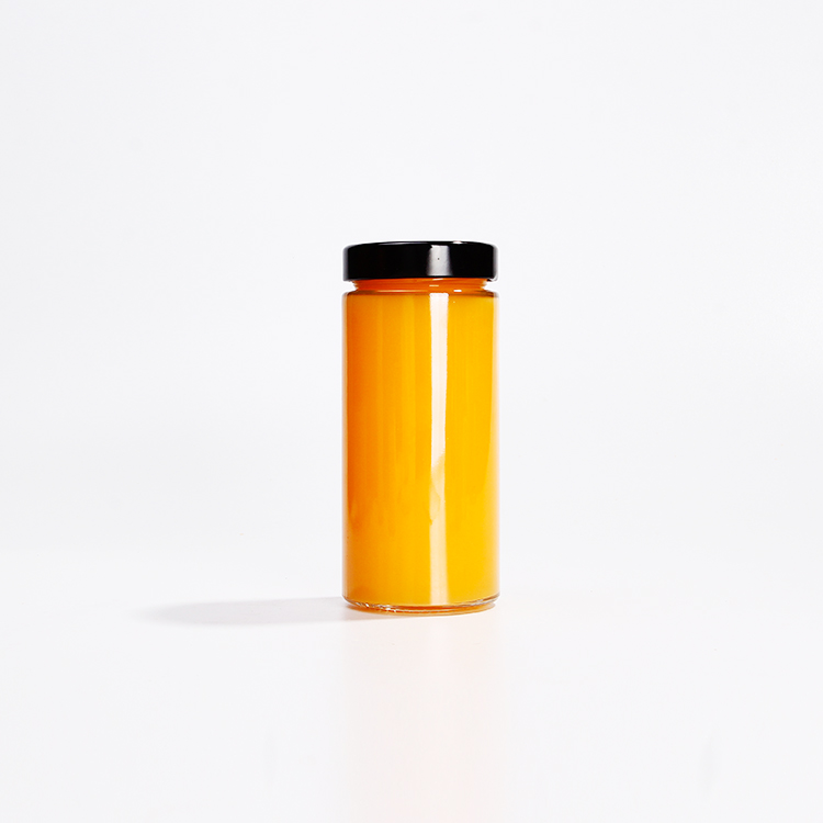 Airtight Canning Jar 10 Ounce Tall Glass Jars 280ml With Metal Lid For Cold Pressed Juice