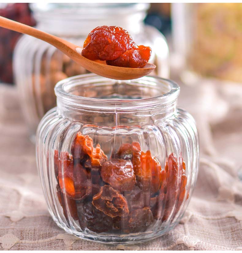 Airtight Clear Lead-Free Glass Jars With Lids Pickles Storage Canisters For Grains Cereal Jam Dried Fruit Snacks