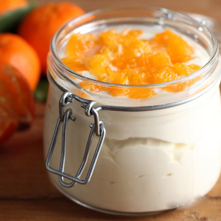 Airtight Clip Top Food Storage Glass Jar With Lid