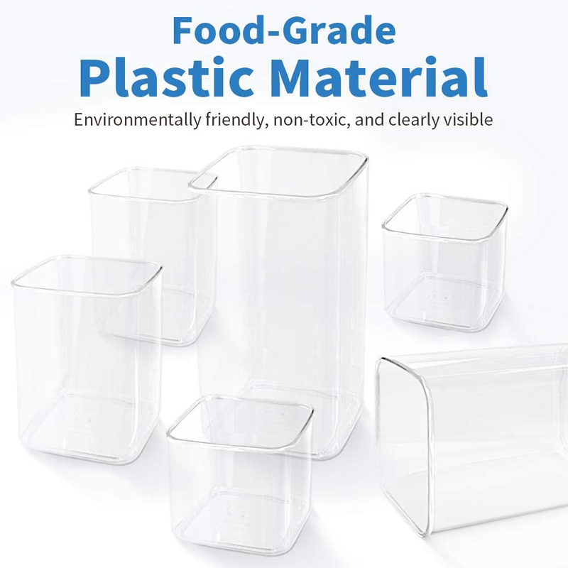 Airtight Food Storage Container Set, Kitchen Canisters with Lids, Leak-Proof Pantry Storage Containers with Food-Grade Material