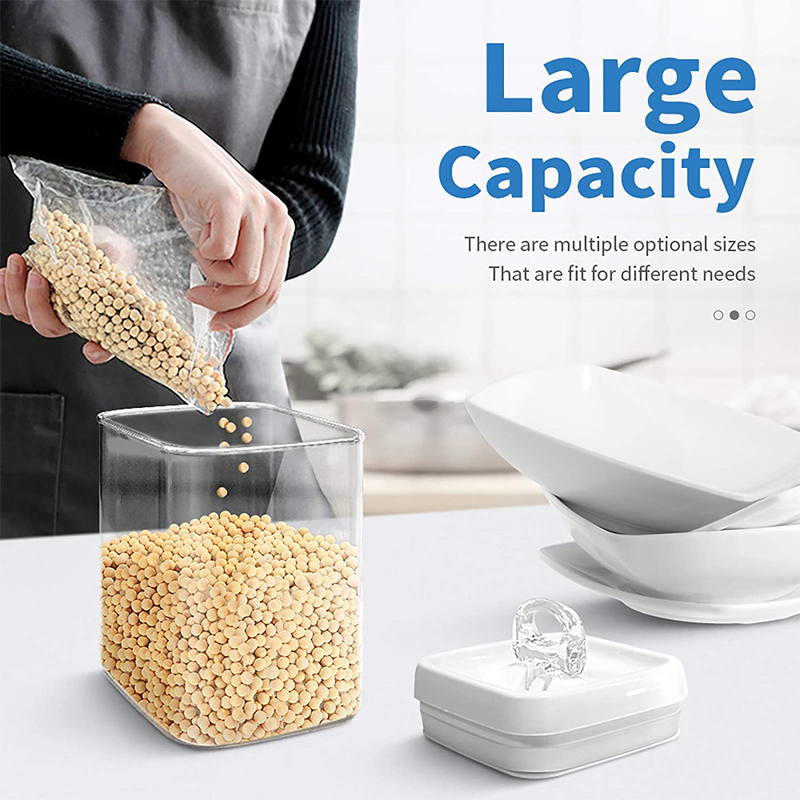 Airtight Food Storage Container Set, Kitchen Canisters with Lids, Leak-Proof Pantry Storage Containers with Food-Grade Material