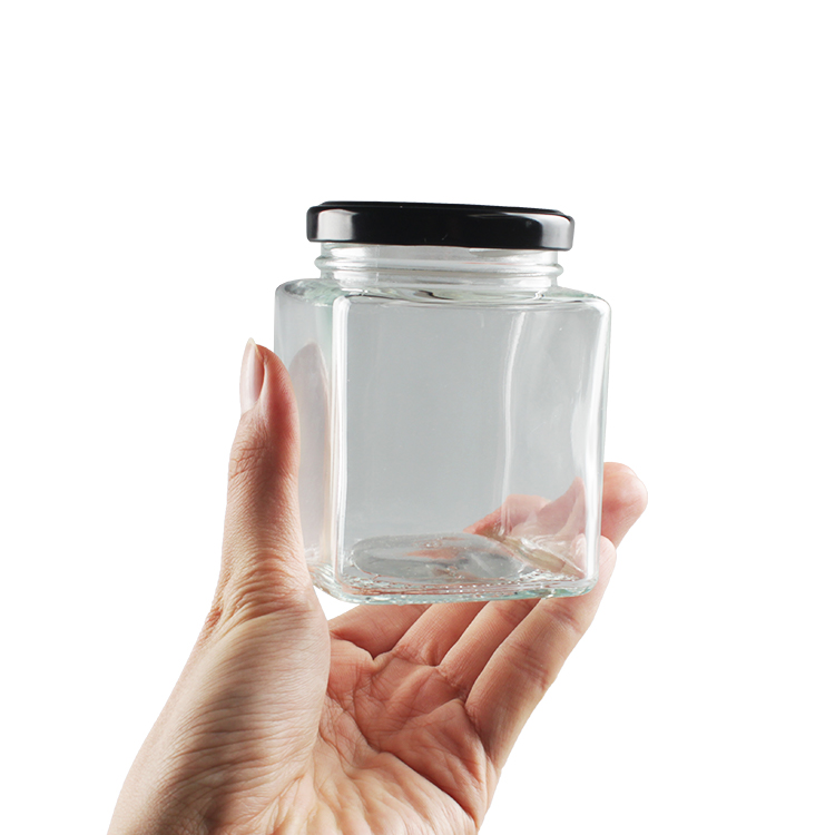Airtight Glass Wide Mouth Straight Sided Canning Preserving Jars With Metal Lids For food storage and Candles