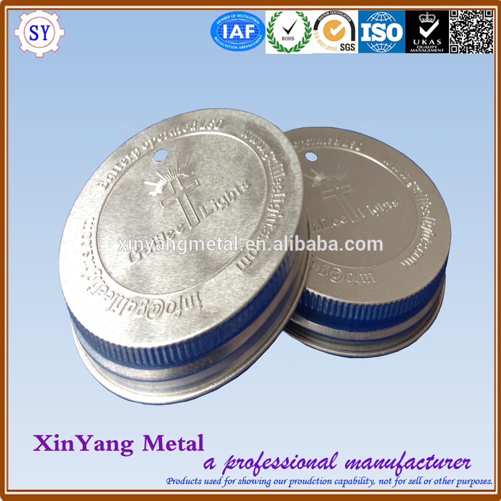 Airtight Rust-proof and Leak-proof Metal Stainless Steel Canning Jar Lids Glass Cover for Kerr Ball Mason Wide & Regular Mouth