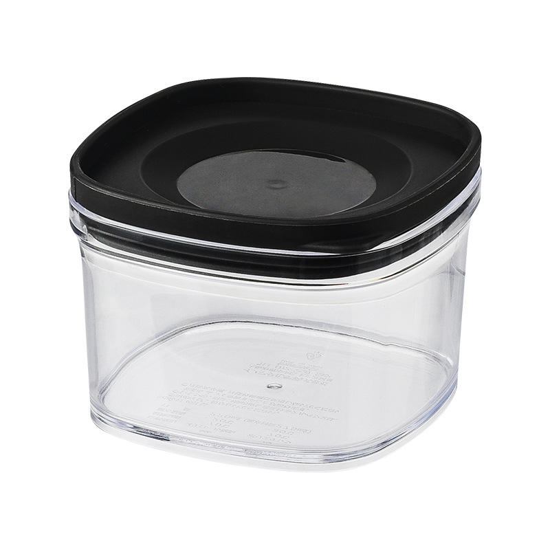 Airtight cans food grade plastic transparent beans grain storage jar kitchen grain storage box