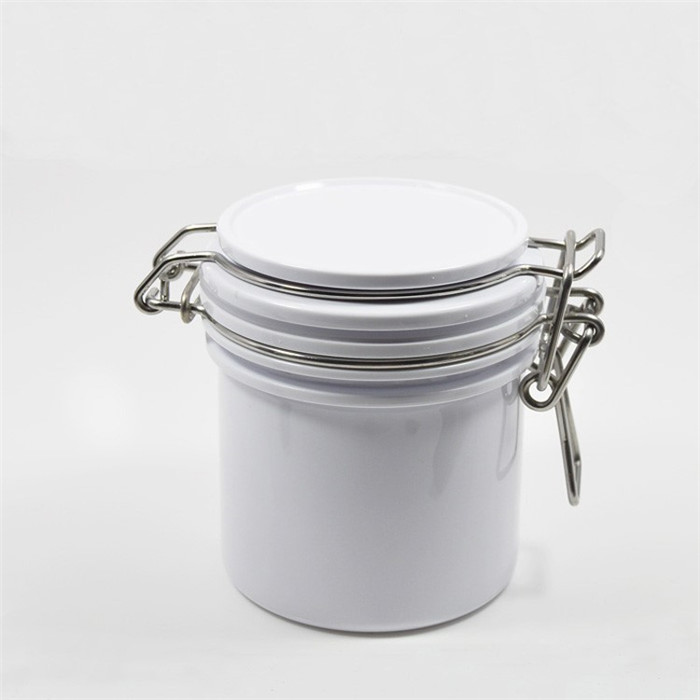 Airtight plastic storage jars for tea coffee sugar packaging