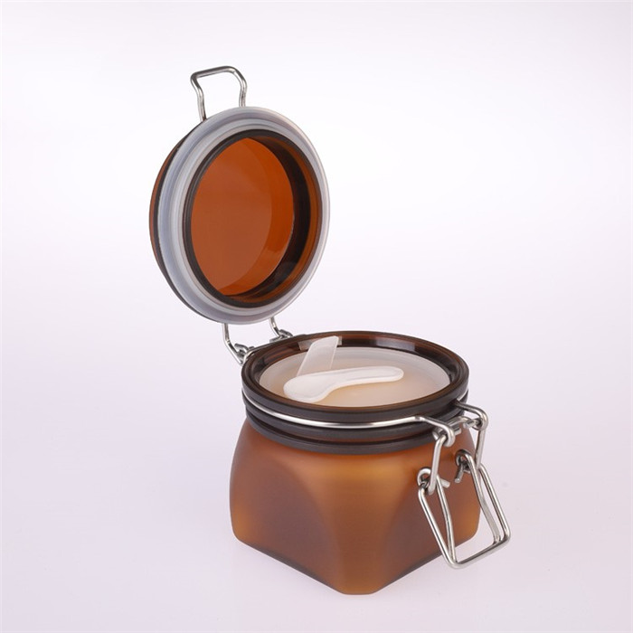 Airtight plastic storage jars for tea coffee sugar packaging