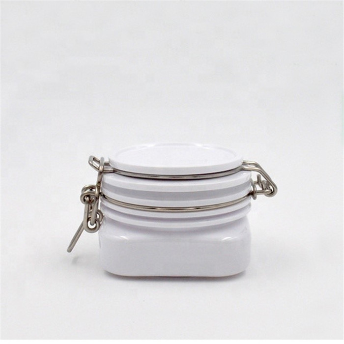 Airtight plastic storage jars for tea coffee sugar packaging