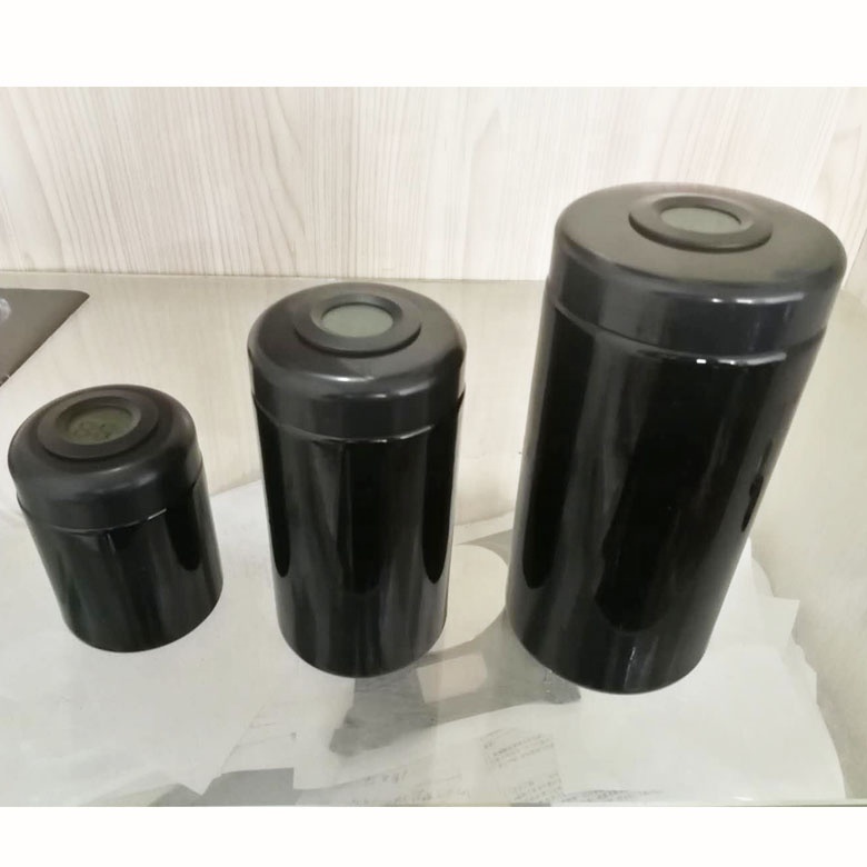 Airtight smell proof  Dark Violet jar with hygrometer