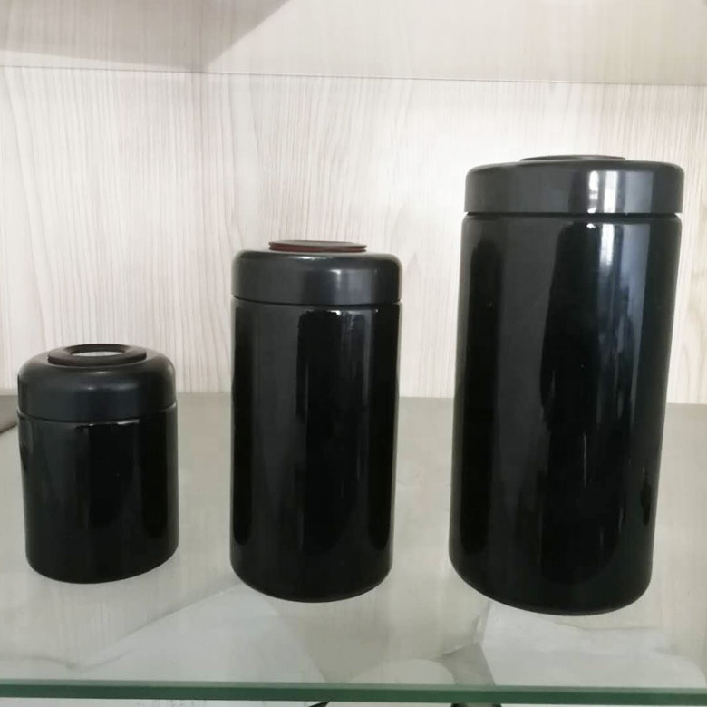Airtight smell proof Dark Violet jar with hygrometer