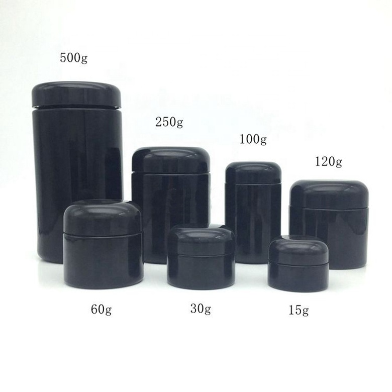Airtight smell proof Dark Violet jar with hygrometer
