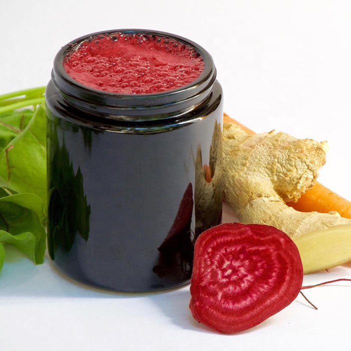 Airtight smell proof dark violet glass jar packaging icecream