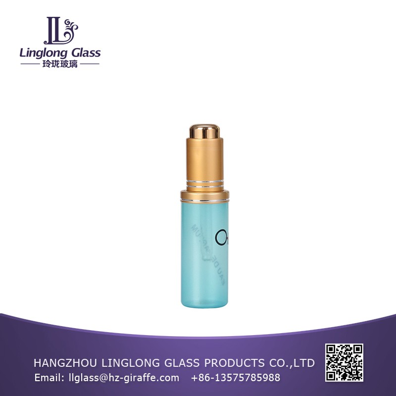 Alibaba China 30ml glass bottle with push down dropper