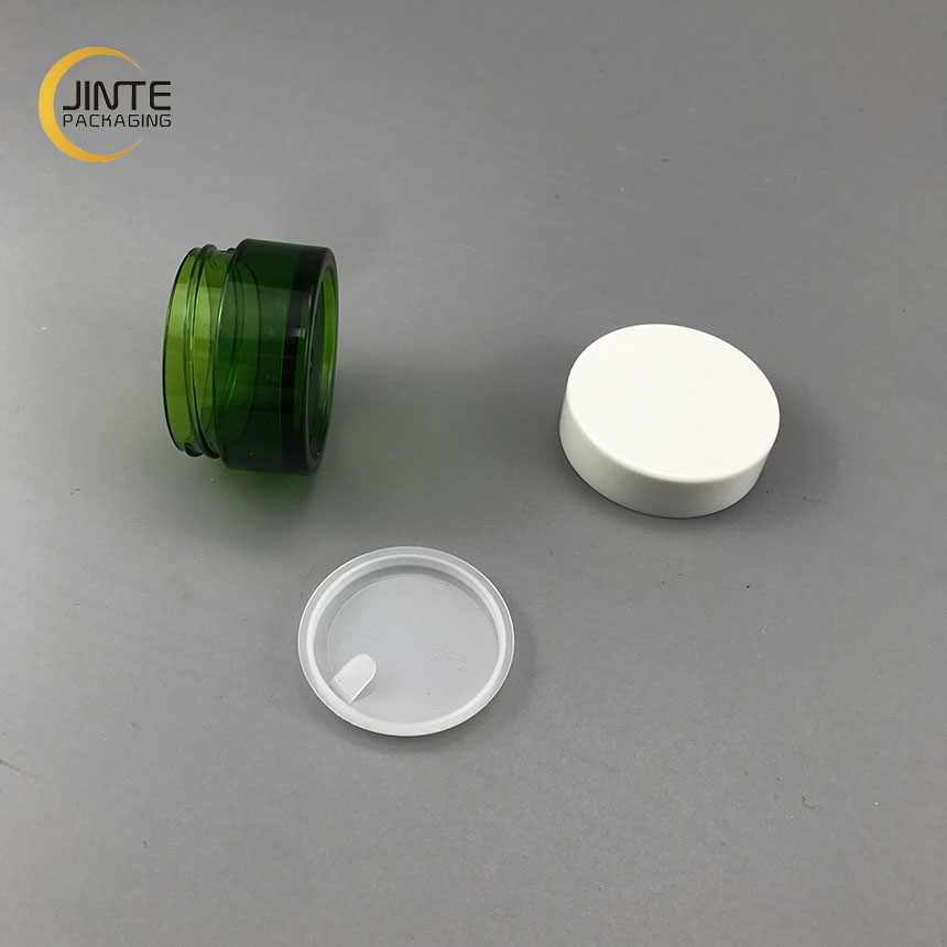 Alibaba China shuppliers cosmetic packaging 5g 10g 15g 30g 50g 100g 150g 200g 250g wide mouth PETG transparent Plastic Cream Jar