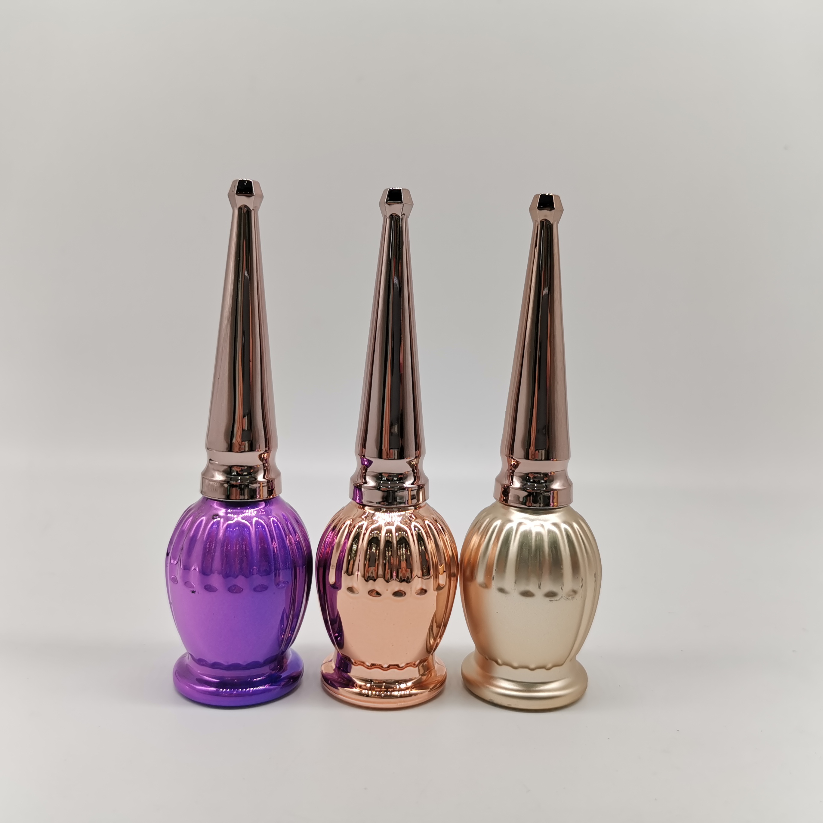 Alibaba Golden Supplier Glitter Nail Polish Oil Bottle Glass Gel Cosmetic Packaging