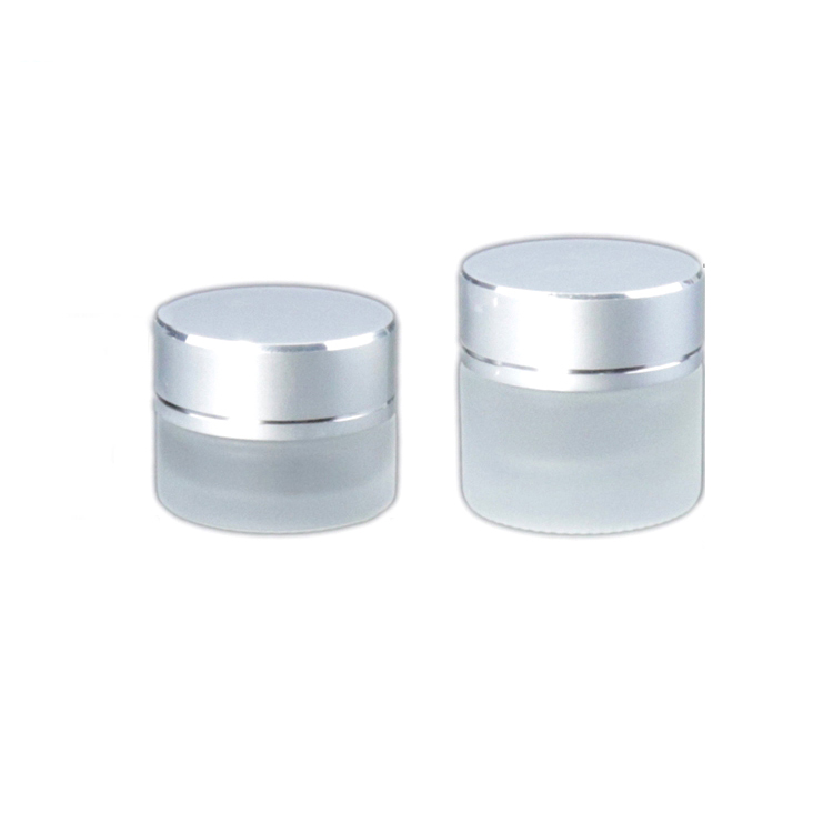Alibaba china supplier hot sales 15g 20g 30g 50g clear wide mouth amber glass cream jar for cosmetics container