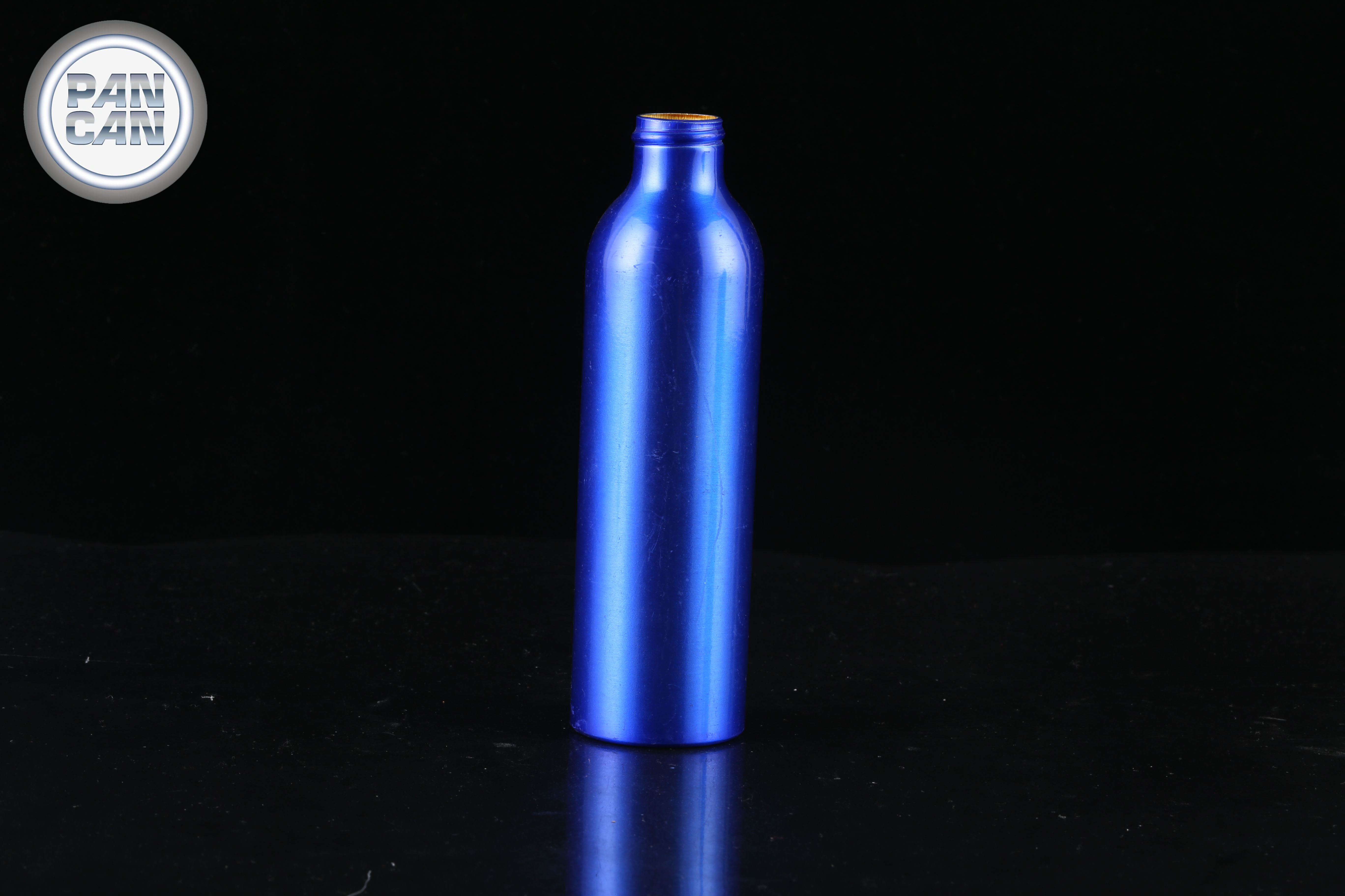 Aluminium Bottle Colour Spray Bottle 300ml 400ml 500ml Aluminum Shampoo Personal Care Cap with Brush Offset Printing