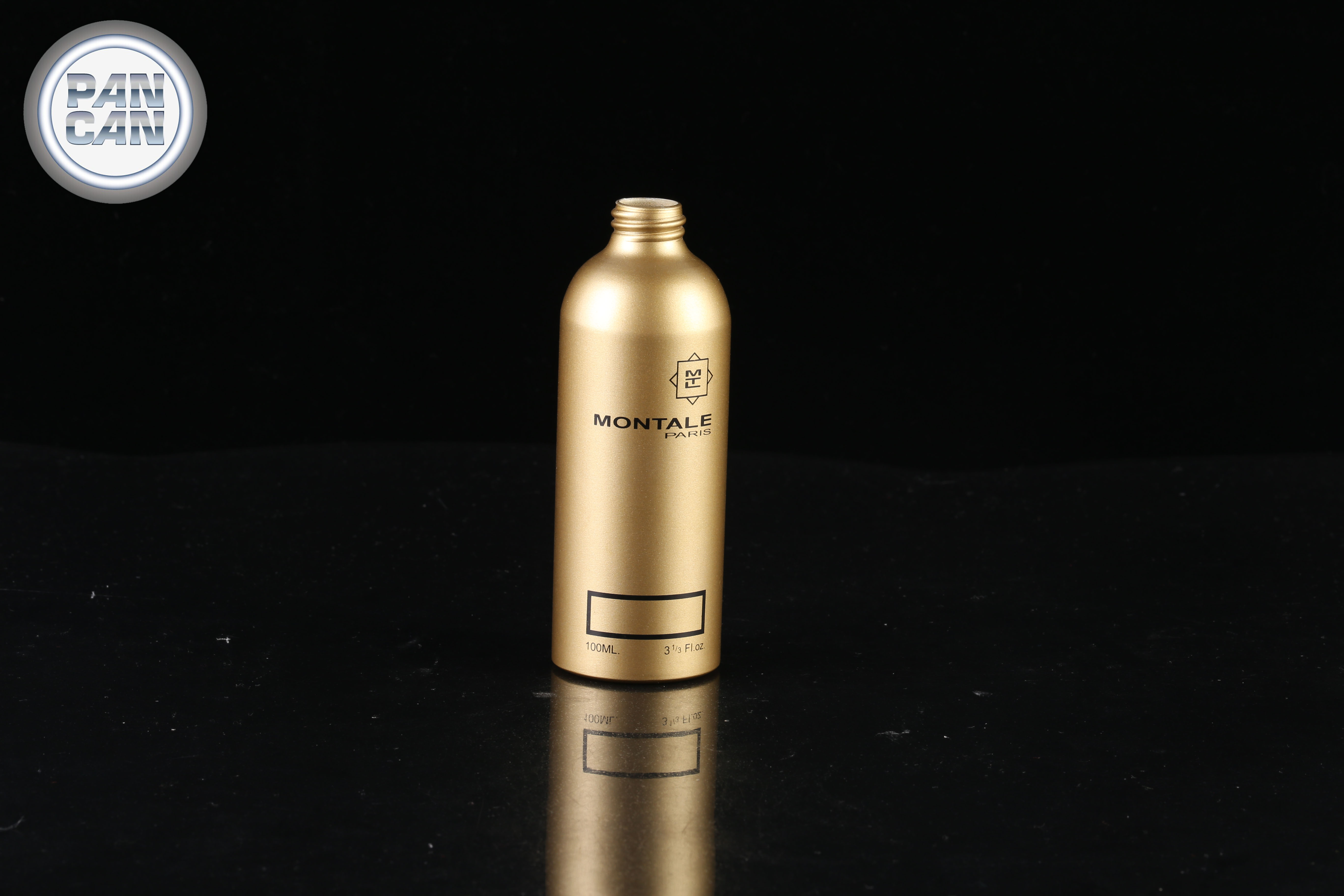 Aluminium Bottle Colour Spray Bottle 300ml 400ml 500ml Aluminum Shampoo Personal Care Cap with Brush Offset Printing