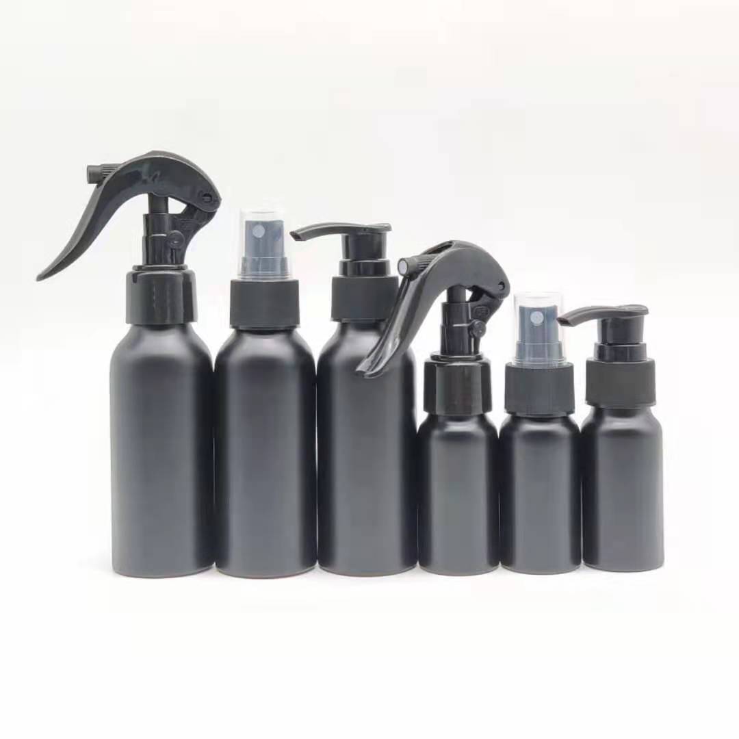 Aluminium Bottle With Pump Dispenser Cosmetic Aluminium Fine Mist Spray Bottle Separate Perfume Atomizer Spray Cosmetic Bottle