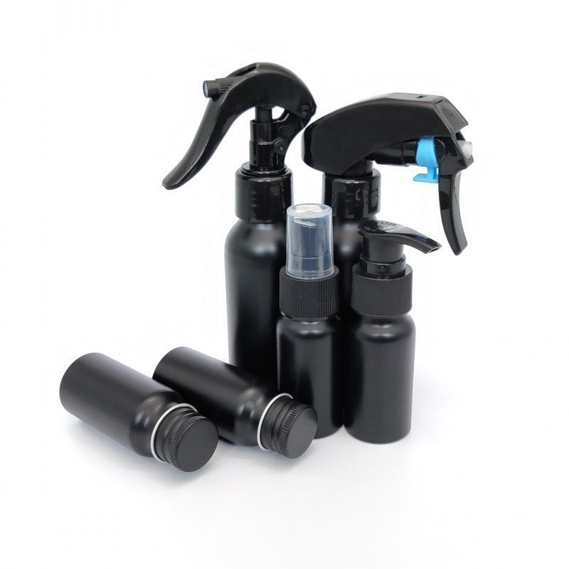 Aluminium Bottle With Pump Dispenser Cosmetic Aluminium Fine Mist Spray Bottle Separate Perfume Atomizer Spray Cosmetic Bottle