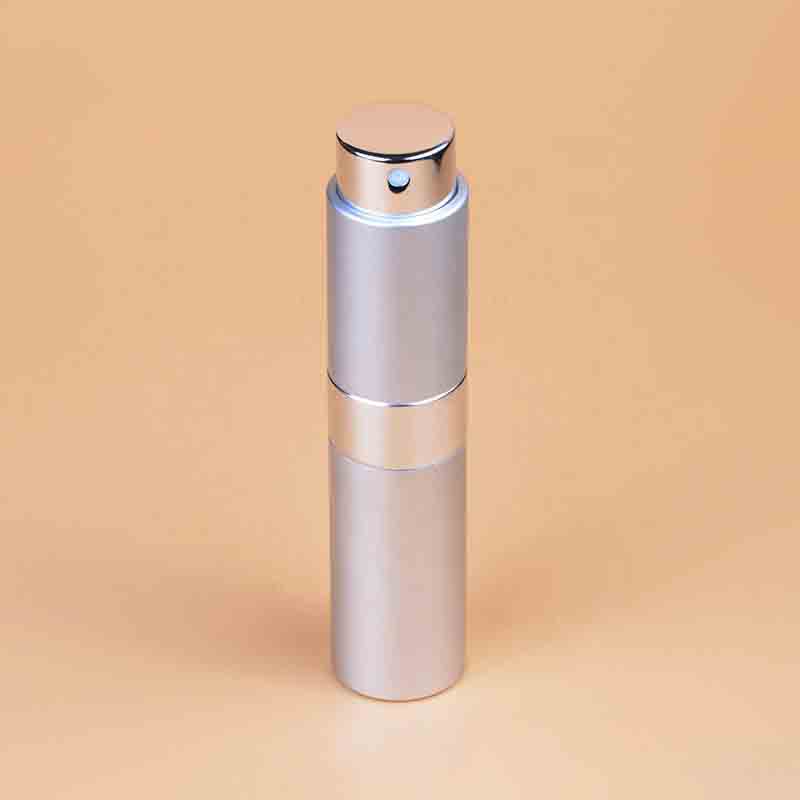 Aluminium Fine Mist Spray Bottle 8ml gold Perfume travel Atomizer