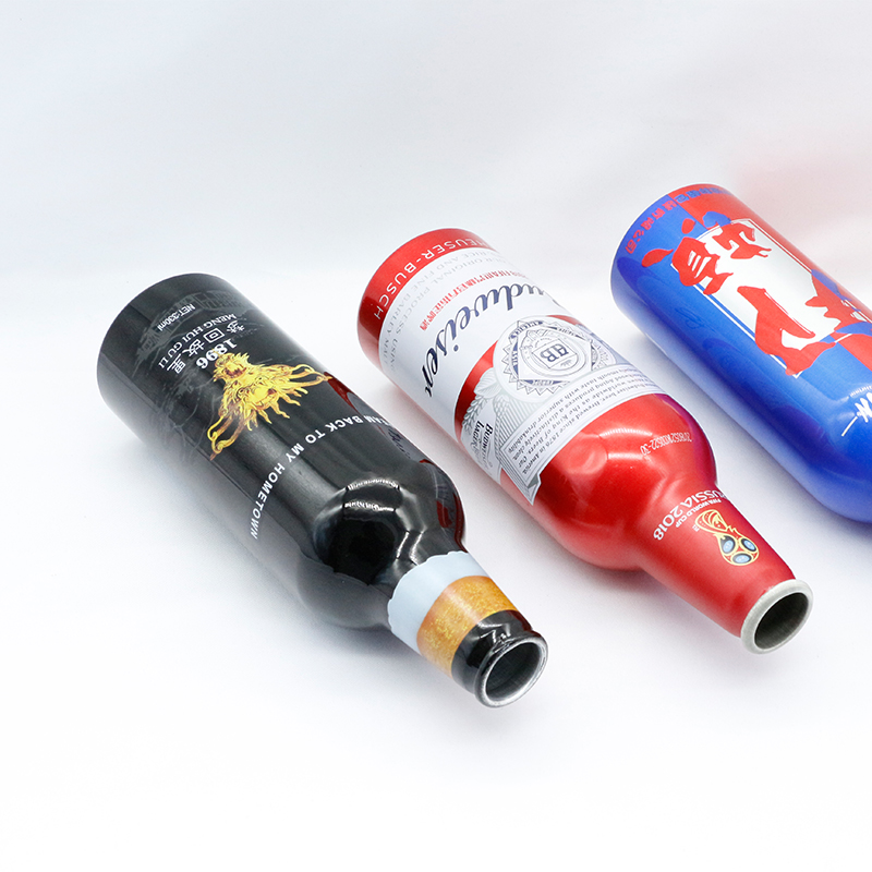 Aluminium Screw Cap Cheap Empty Price Unique Green 355ml Beer Bottle