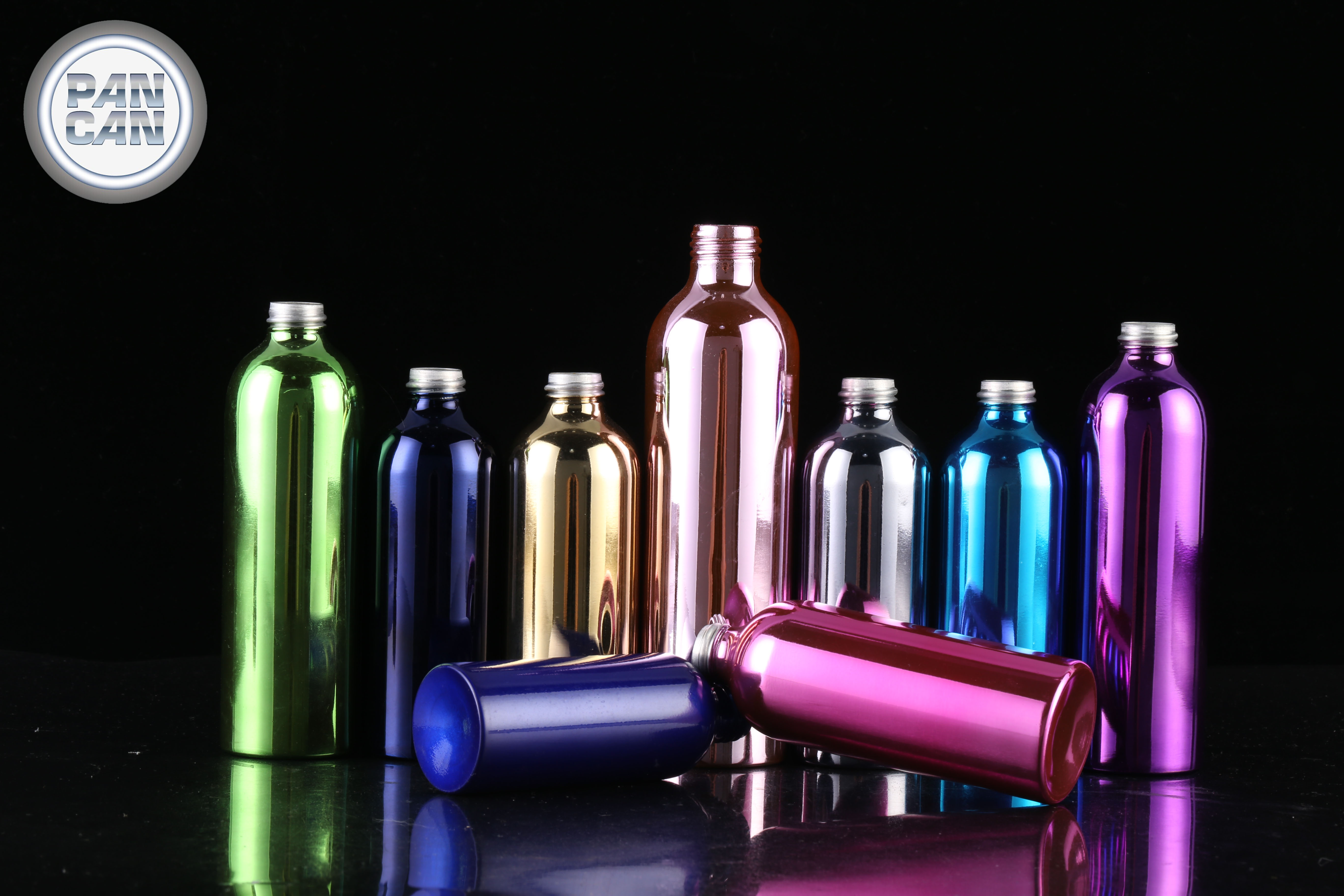 Aluminium empty water bottle packaging bottles