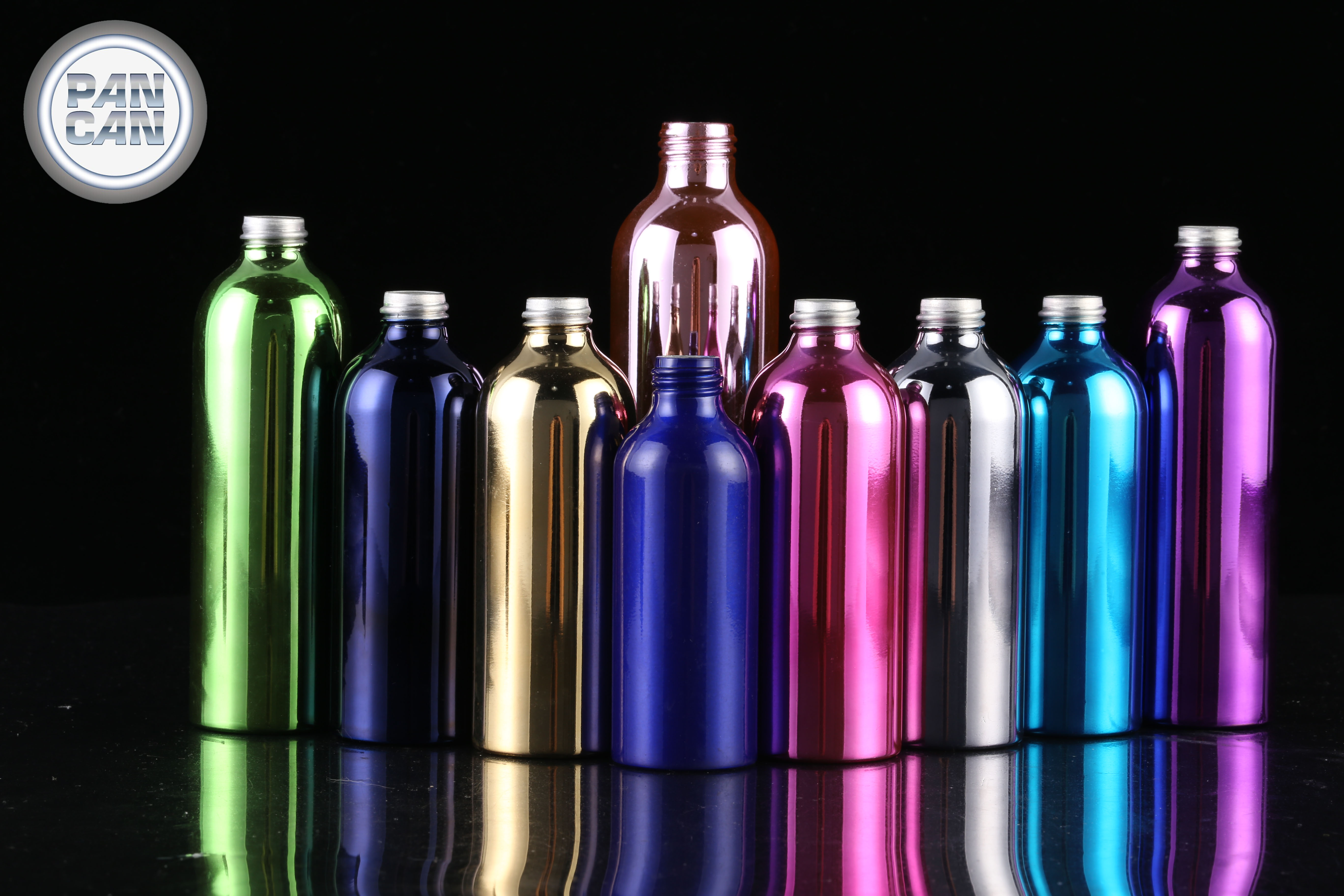 Aluminium empty water bottle packaging bottles