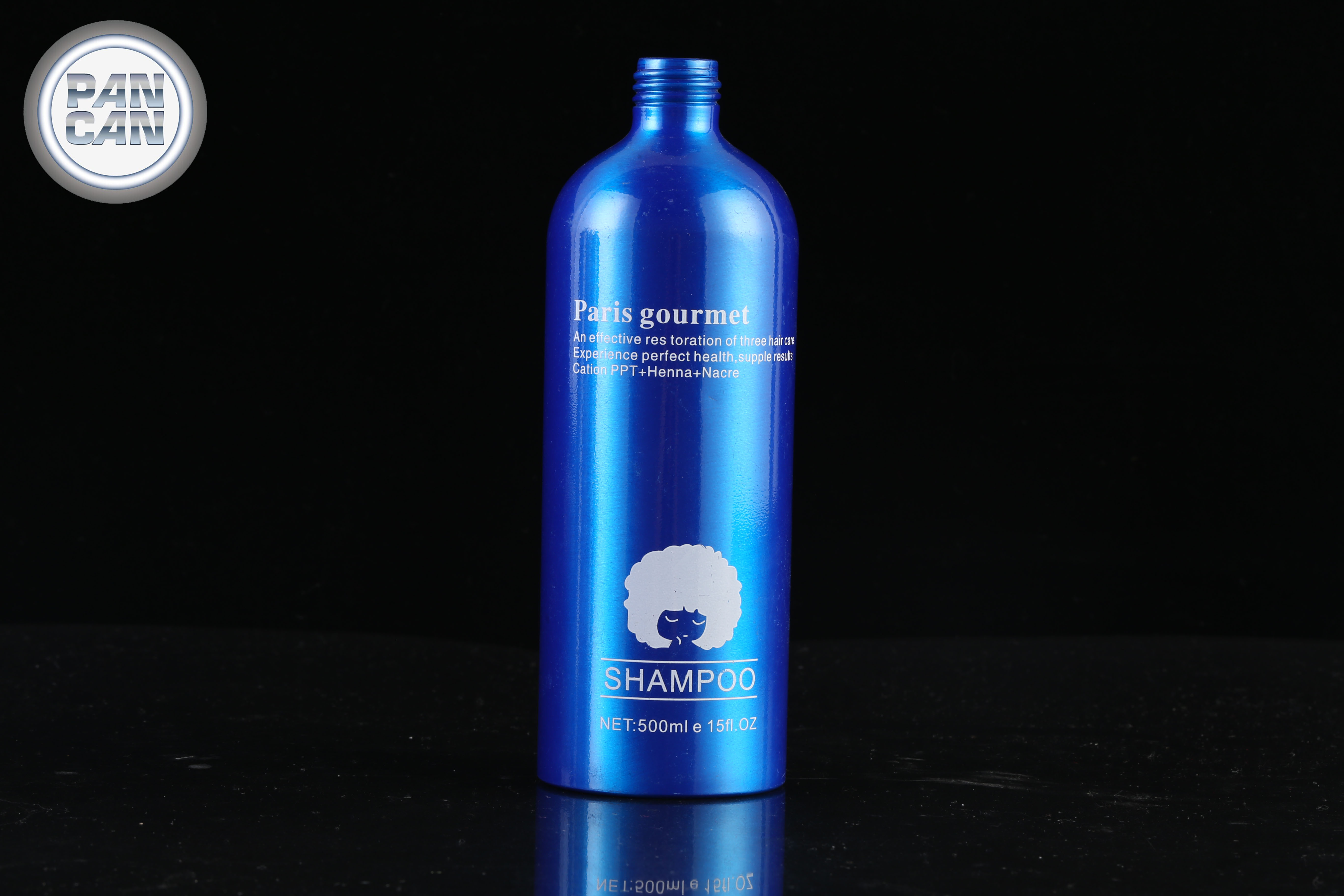 Aluminium empty water bottle packaging bottles