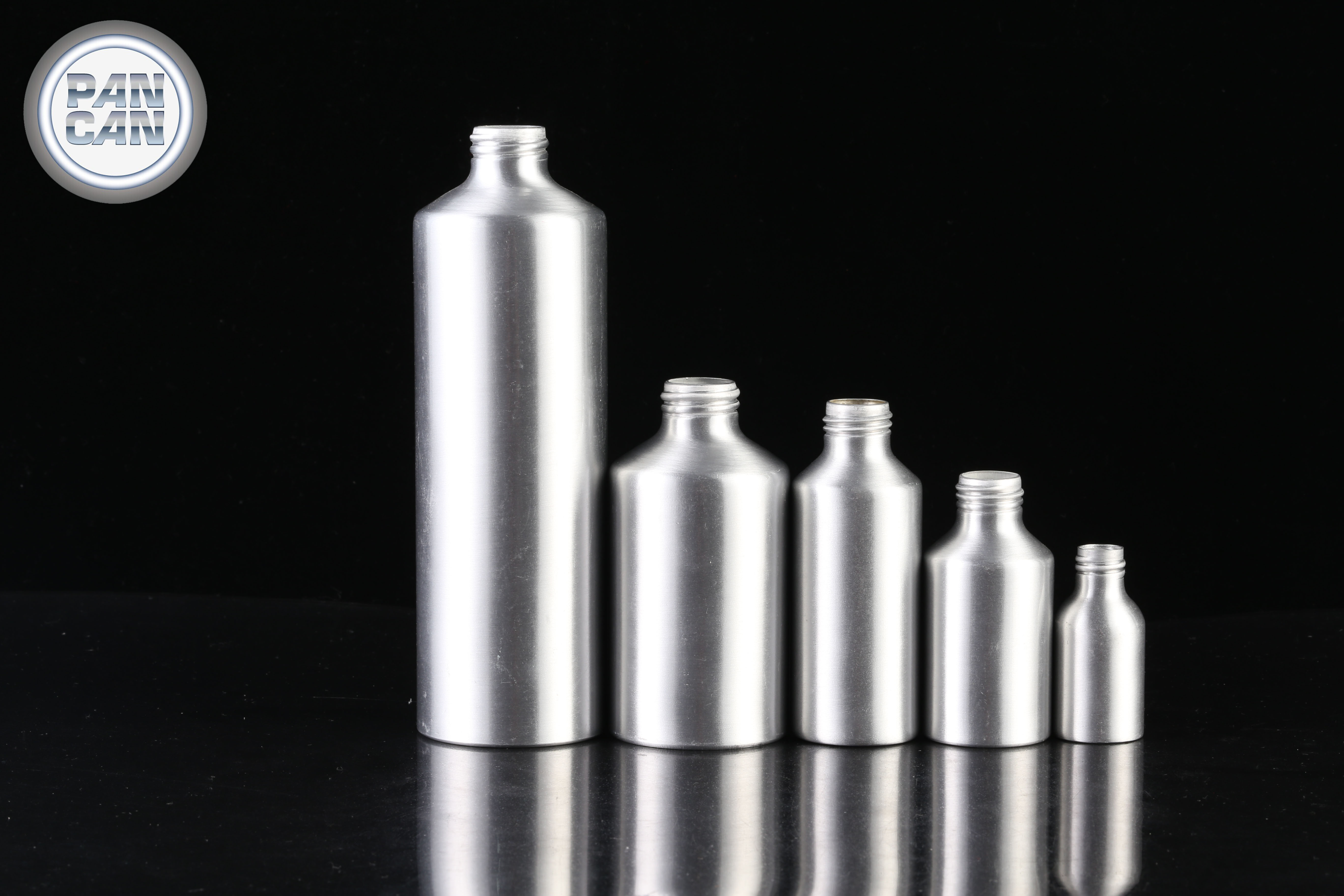 Aluminium empty water bottle packaging bottles