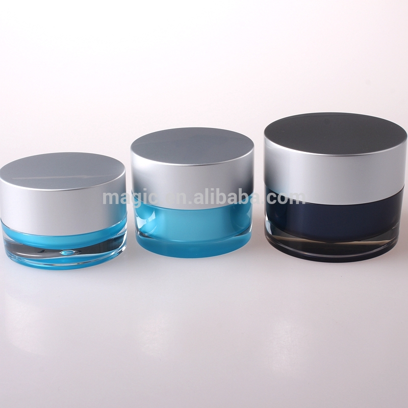 Aluminum Acrylic Jar Cream Jar cosmetic packaging container