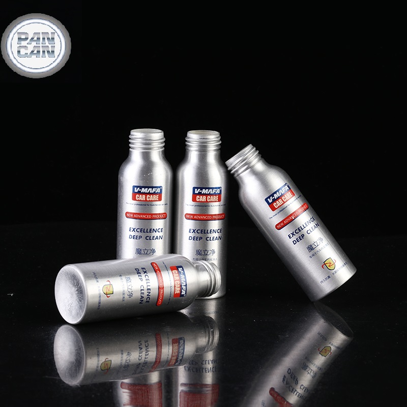 Aluminum Bottle Custom 50ml Eco Friendly Aluminium Beverage Screw Cap Offset Printing